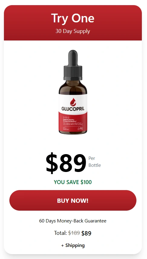 GlucoPril 2-Bottle Price